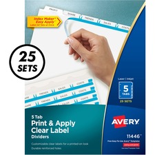 Avery AVE11446 Tab Divider