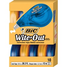 Wite-Out BICWOTAP10WHI Correction Tape