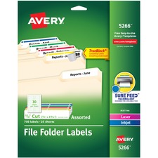 Avery AVE05266 File Folder Label