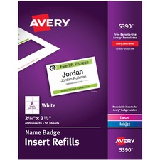 Avery AVE05390 Name Badge Label
