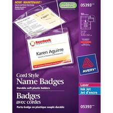 Avery AVE05393 Badge Insert