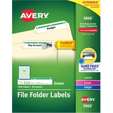 Avery AVE05866 File Folder Label