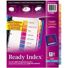 Avery AVE11189 Index Divider