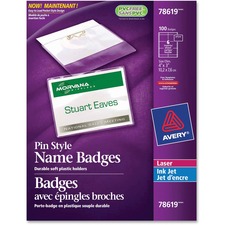 Avery AVE78619 Badge Insert