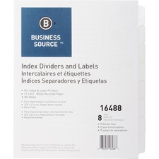 Business Source BSN16488 Index Divider
