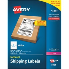 Avery AVE05126 Shipping Label