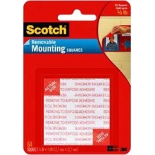 3M MMM108SMLESF Double-sided Mounting Square
