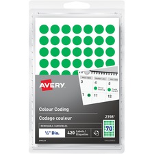 Avery AVE2398 Color Coded Label