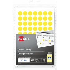 Avery AVE2399 Color Coded Label
