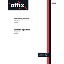 Offix NVX579136 Laminating Pouch