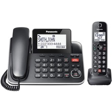Panasonic KXTGF870B Corded/Cordless Phone